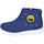 Pantofi Fete Botine Smiley BJ991 albastru