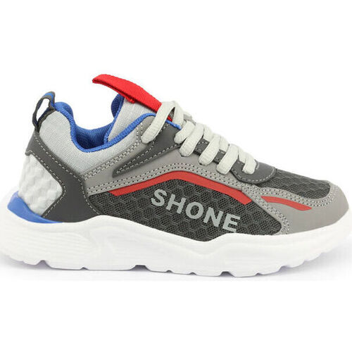 Pantofi Bărbați Sneakers Shone 903-001 Grey/White Gri