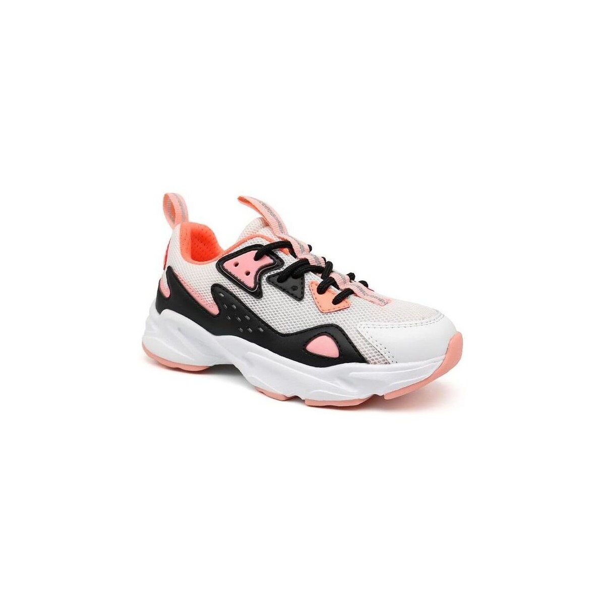 Pantofi Bărbați Sneakers Shone 8202-001 White/Pink Alb