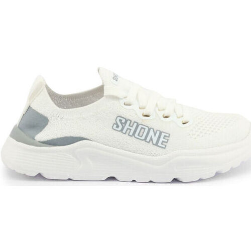 Pantofi Bărbați Sneakers Shone 155-001 White Alb