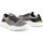 Pantofi Bărbați Sneakers Shone 155-001 Grey/Gold Gri