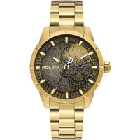 Ceasuri & Bijuterii Bărbați Ceasuri Analogice Police PL15715JSG.02AM, Quartz, 46mm, 3ATM Auriu