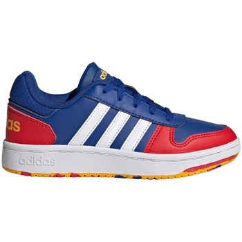 Pantofi Copii Pantofi sport Casual adidas Originals JR Hoops 20 Roșii, Albastre