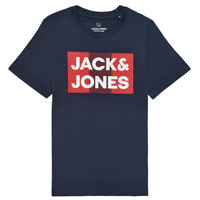Îmbracaminte Băieți Tricouri mânecă scurtă Jack & Jones JJECORP LOGO TEE SS Albastru
