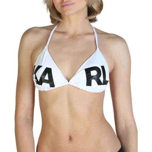 Îmbracaminte Femei Costume de baie separabile  Karl Lagerfeld - kl21wtp05 Alb