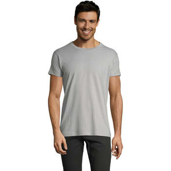 Îmbracaminte Bărbați Tricouri mânecă scurtă Sols Camiseta IMPERIAL FIT color Gris  puro Gri