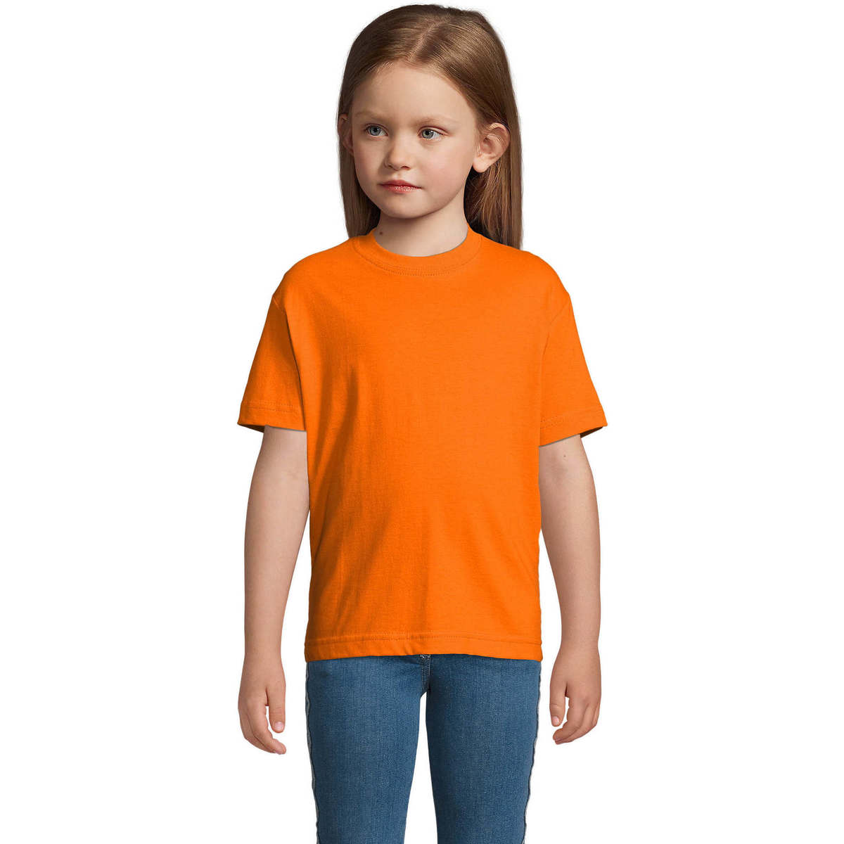 Îmbracaminte Copii Tricouri mânecă scurtă Sols Camista infantil color Naranja portocaliu