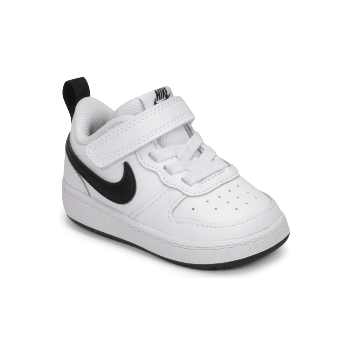 Pantofi Copii Pantofi sport Casual Nike NIKE COURT BOROUGH LOW 2 (TDV) Alb / Negru