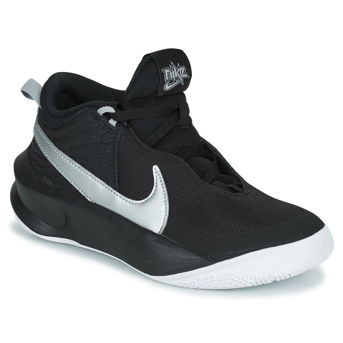 Pantofi Copii Pantofi sport stil gheata Nike TEAM HUSTLE D 10 (GS) Negru / Argintiu