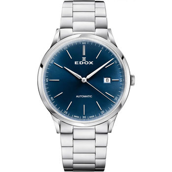 Ceasuri & Bijuterii Bărbați Ceasuri Analogice Edox 80106-3M-BUIN, Automatic, 42mm, 5ATM Argintiu