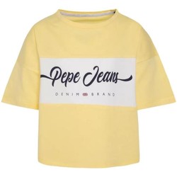 Îmbracaminte Fete Tricouri mânecă scurtă Pepe jeans  galben