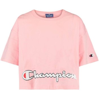 Îmbracaminte Fete Tricouri mânecă scurtă Champion  roz