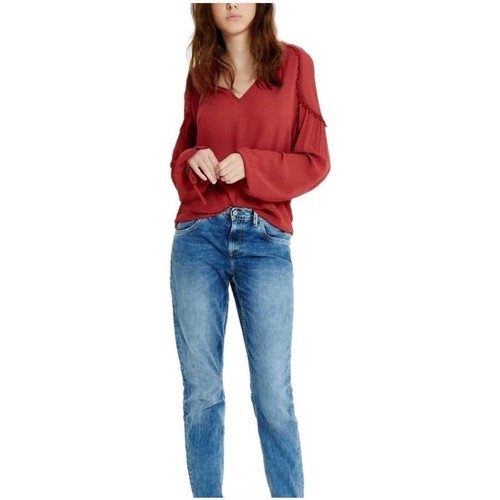 Îmbracaminte Femei Topuri și Bluze Pepe jeans  roșu