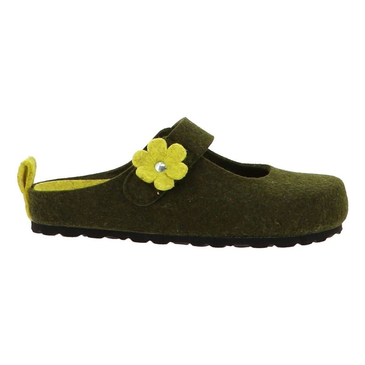Pantofi Femei Papuci de casă Soir & Matin BIOFLEUR verde