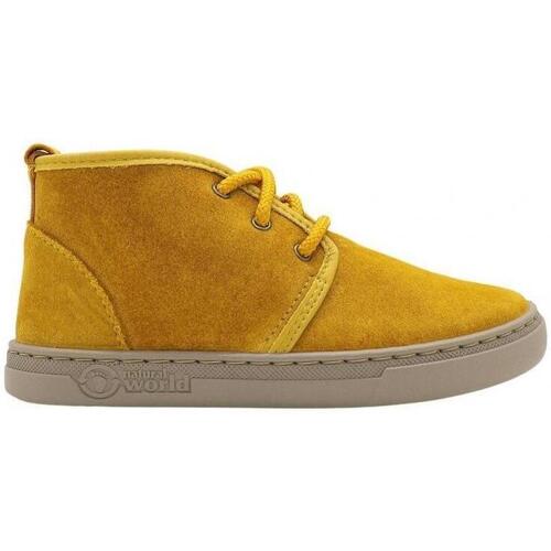 Pantofi Copii Cizme Natural World Kids Tiago 6951 - Curry galben