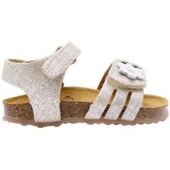 Pantofi Copii Sandale Plakton Baby Ponette - Beige Argintiu