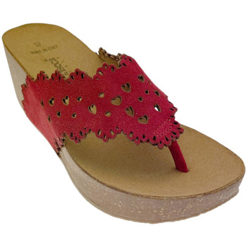 Pantofi Femei Papuci de vară De Fonseca DEFONSANTAFEros roșu
