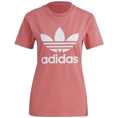 Îmbracaminte Femei Tricouri mânecă scurtă adidas Originals W 3STRIPES 21 roz