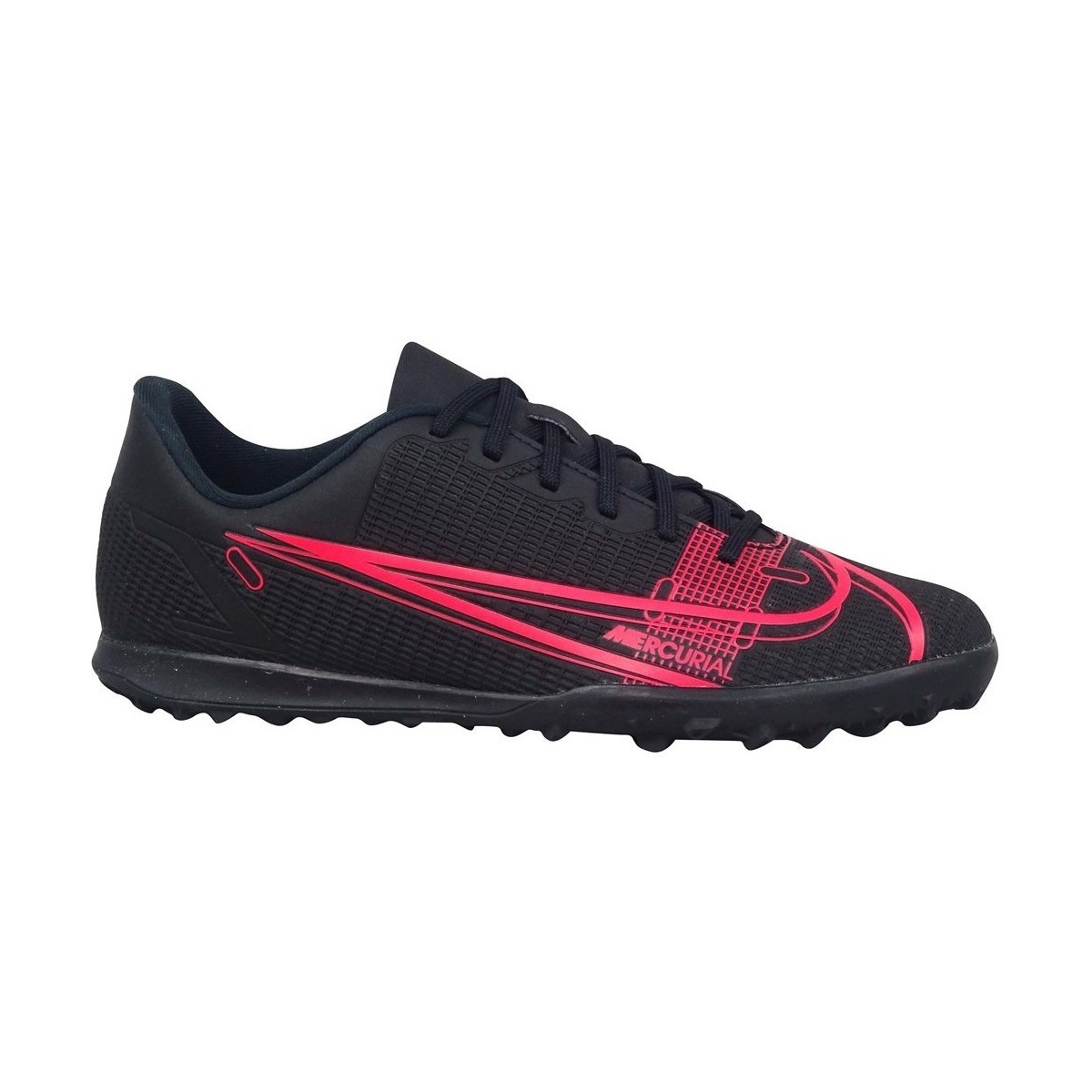 Pantofi Copii Fotbal Nike JR Mercurial Vapor 14 Club TF Roșii, Negre