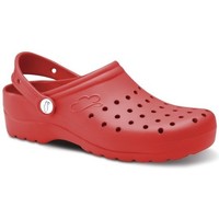 Pantofi Bărbați Saboti Feliz Caminar Zuecos Sanitarios Flotantes Gruyere - roșu
