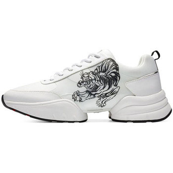 Pantofi Bărbați Pantofi sport Casual Ed Hardy - Caged runner tiger white-black Alb