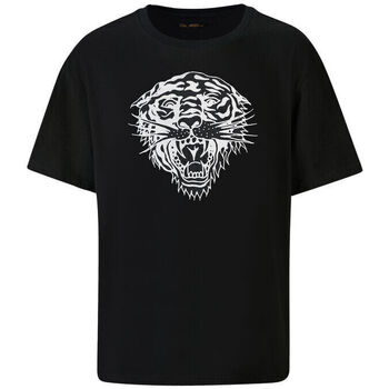 Îmbracaminte Bărbați Tricouri mânecă scurtă Ed Hardy - Tiger-glow t-shirt black Negru