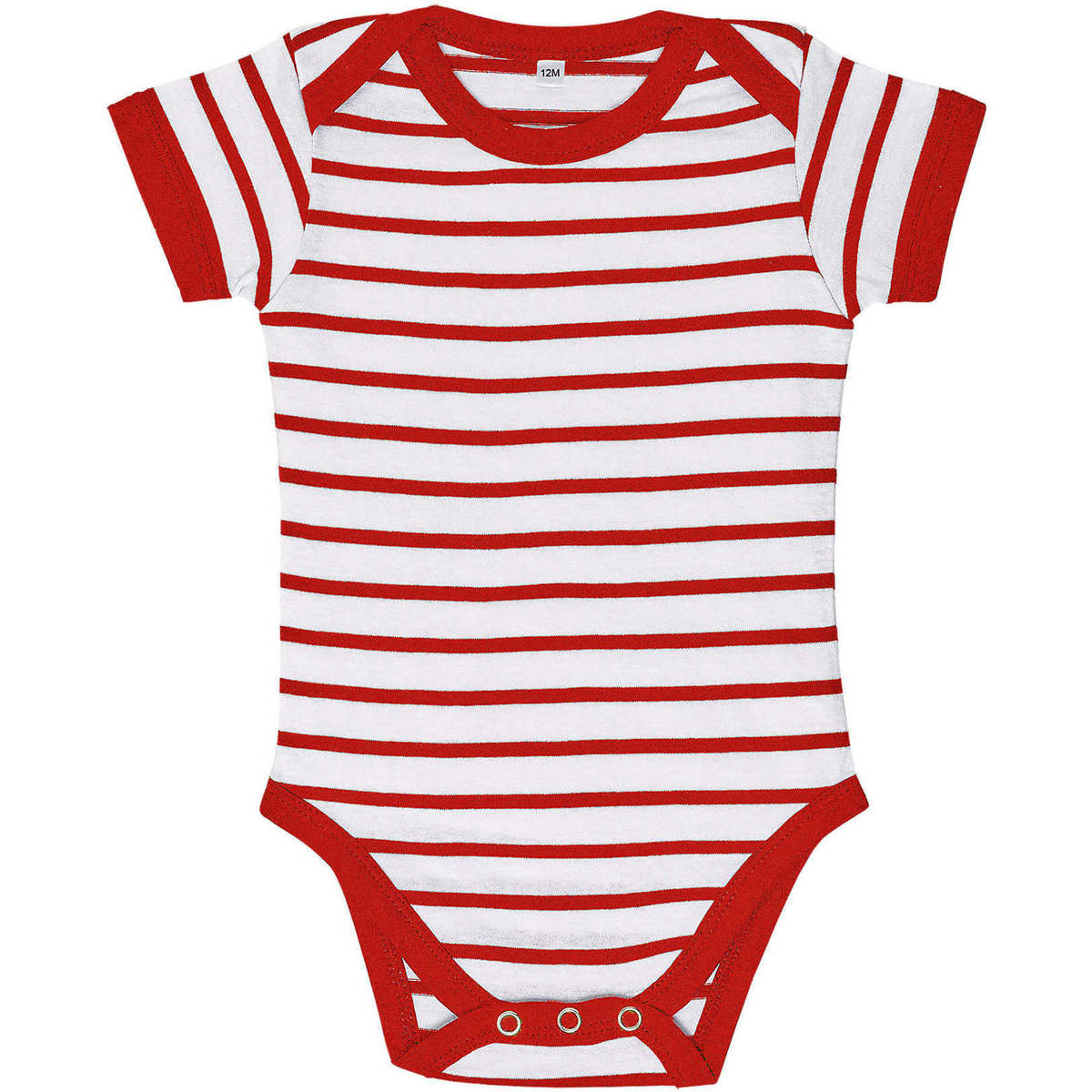 Îmbracaminte Copii Tricouri mânecă scurtă Sols Body bebé a rayas roșu