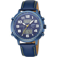 Ceasuri & Bijuterii Bărbați Cesuri Analogic- digital Ett Eco Tech Time EGS-11450-32L, Quartz, 48mm, 10ATM albastru