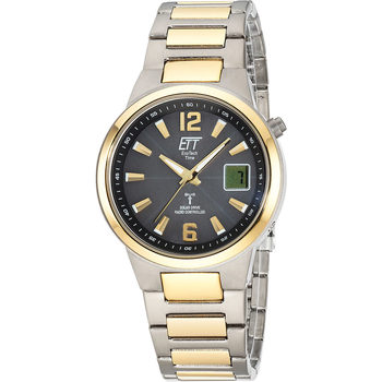 Ceasuri & Bijuterii Bărbați Cesuri Analogic- digital Ett Eco Tech Time EGT-11468-21M, Quartz, 41mm, 5ATM Auriu