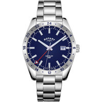 Ceasuri & Bijuterii Bărbați Ceasuri Analogice Rotary GB05176/05, Quartz, 40mm, 10ATM Argintiu