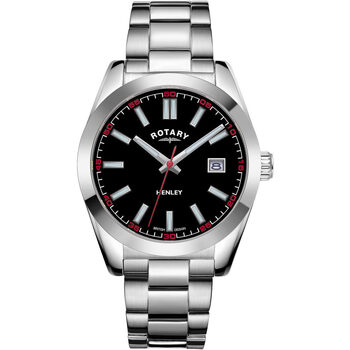 Ceasuri & Bijuterii Bărbați Ceasuri Analogice Rotary GB05180/04, Quartz, 40mm, 10ATM Argintiu