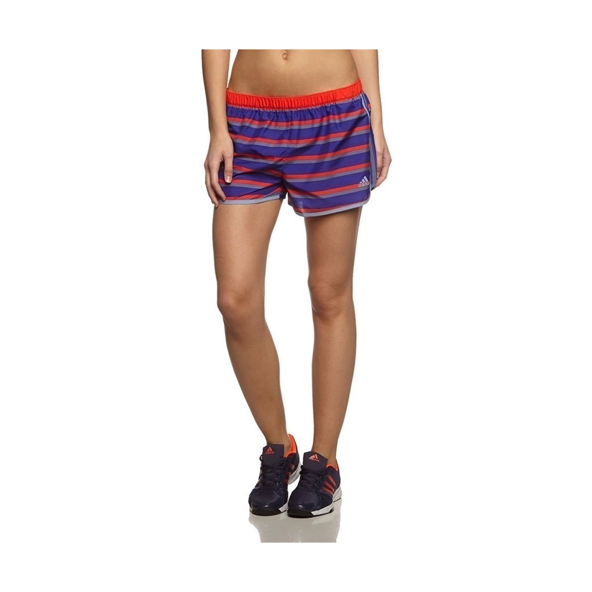Îmbracaminte Femei Pantaloni trei sferturi adidas Originals Aktive Marathon 10 Shorts Albastre, Portocalie