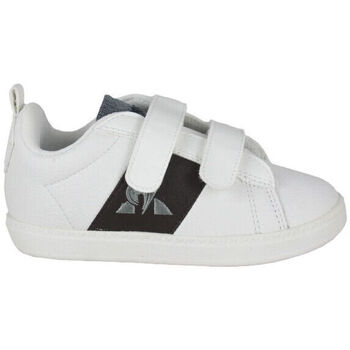Pantofi Copii Sneakers Le Coq Sportif 2120031 OPTICAL WHITE/DARK BROWN Alb