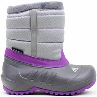 Pantofi Copii Cizme de zapadă adidas Originals Winterfun Girl Violete, Gri