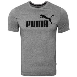 Îmbracaminte Bărbați Tricouri mânecă scurtă Puma Ess Logo Tee Gri