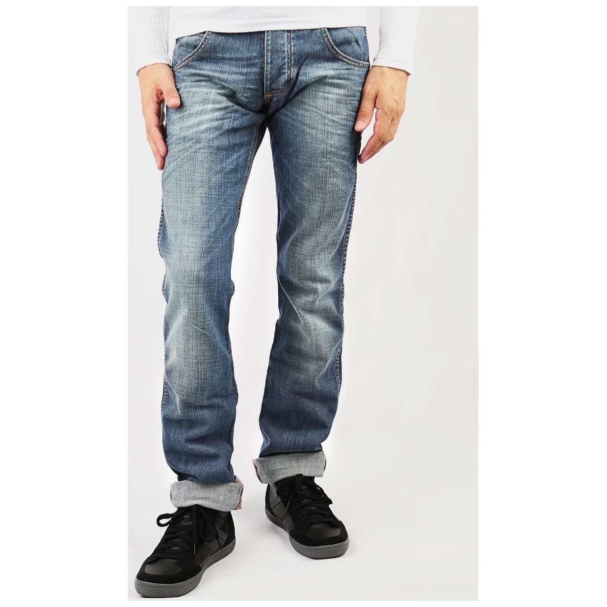 Îmbracaminte Bărbați Jeans slim Wrangler Sencer W184EY20S albastru