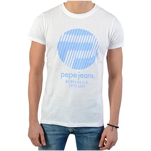 Îmbracaminte Băieți Tricouri mânecă scurtă Pepe jeans  Alb