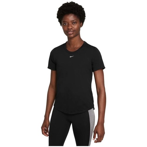 Îmbracaminte Femei Tricouri mânecă scurtă Nike Drifit One Negru