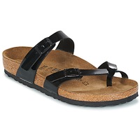 Pantofi Femei Papuci de vară Birkenstock MAYARI Negru / Verni