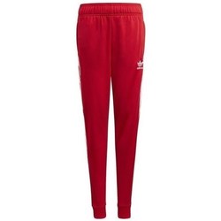 Îmbracaminte Fete Pantaloni  adidas Originals Adicolor Sst Track roșu