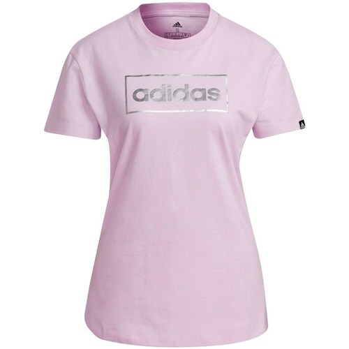 Îmbracaminte Femei Tricouri mânecă scurtă adidas Originals Foil Box Graphic roz