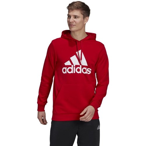 Îmbracaminte Bărbați Hanorace  adidas Originals Essentials Fleece Big Logo Hoodie roșu