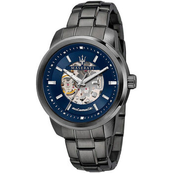 Ceasuri & Bijuterii Bărbați Ceasuri Analogice Maserati R8823121001, Automatic, 44mm, 5ATM Gri