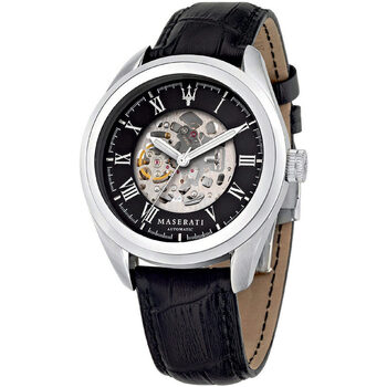 Ceasuri & Bijuterii Bărbați Ceasuri Analogice Maserati R8821112004, Automatic, 45mm, 10ATM Argintiu