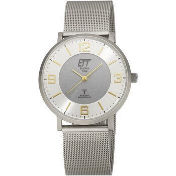 Ceasuri & Bijuterii Bărbați Ceasuri Analogice Ett Eco Tech Time EGS-11395-25M, Quartz, 40mm, 5ATM Argintiu