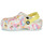Pantofi Fete Saboti Crocs CLASSIC CLOG  creative dye Alb / Multi