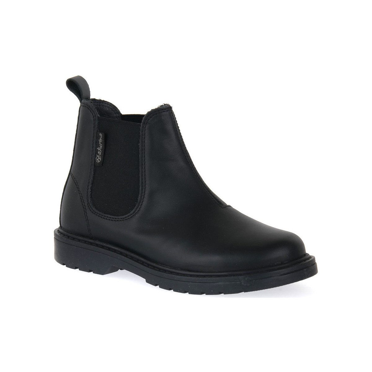 Pantofi Băieți Sneakers Naturino A01 PICCADILLY BLACK Negru