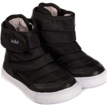 Pantofi Băieți Cizme de zapadă Bibi Shoes Ghete Unisex Bibi Agility Mini Black cu Velcro Imblanite Negru