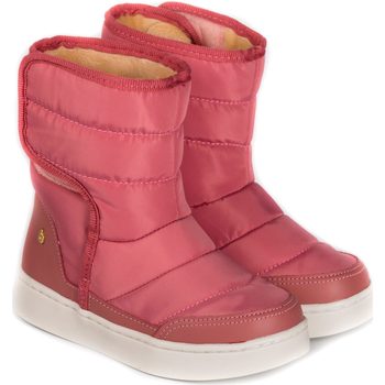 Pantofi Fete Cizme Bibi Shoes Cizme Fete Bibi Urban Camelia cu Blanita roz