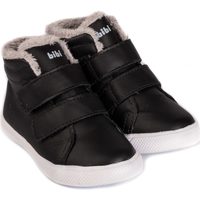 Pantofi Băieți Ghete Bibi Shoes Ghete Unisex Bibi Agility Mini Black cu Blanita Negru